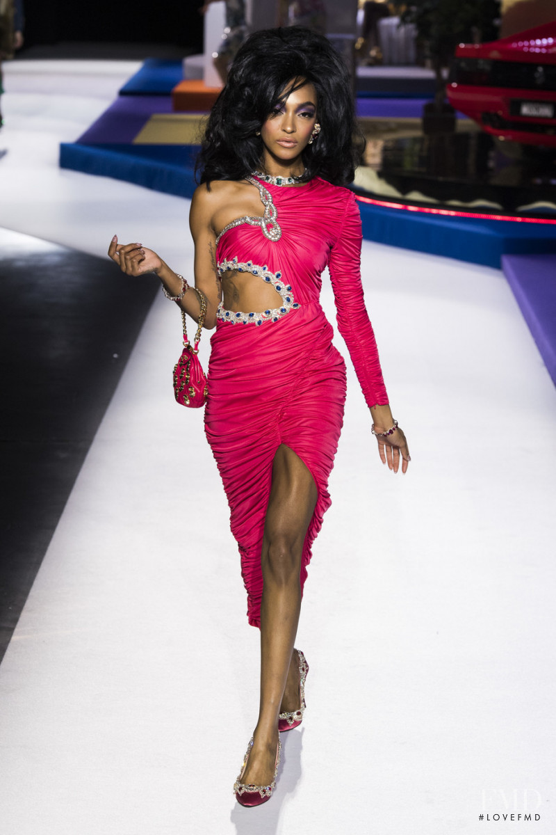 Jourdan Dunn featured in  the Moschino fashion show for Autumn/Winter 2019