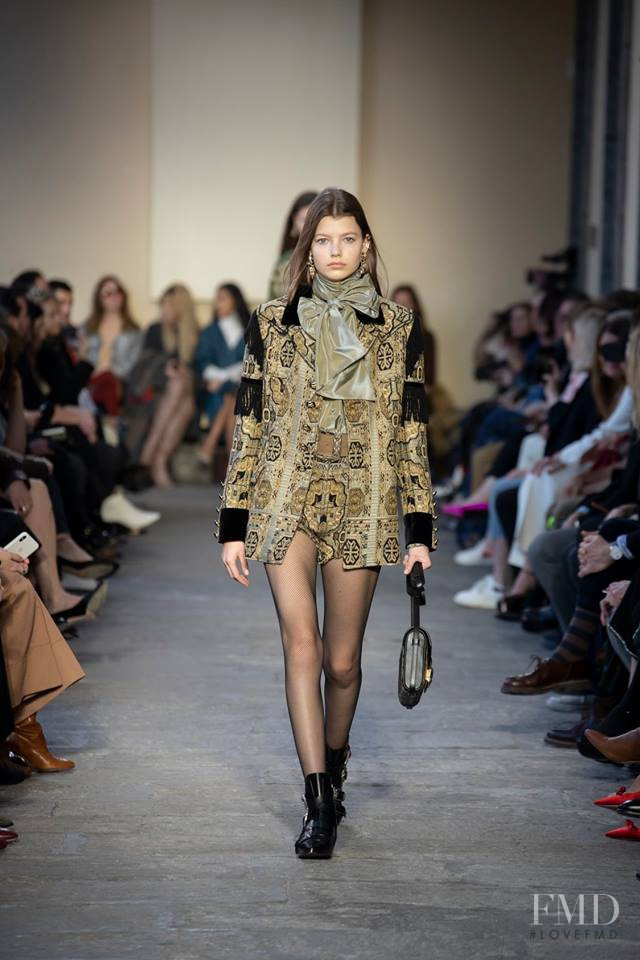 Mathilde Henning featured in  the Etro fashion show for Autumn/Winter 2019