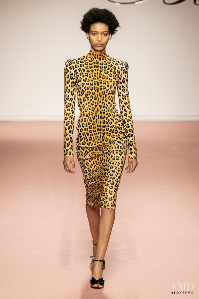 Manuela Sanchez featured in  the Blumarine fashion show for Autumn/Winter 2019