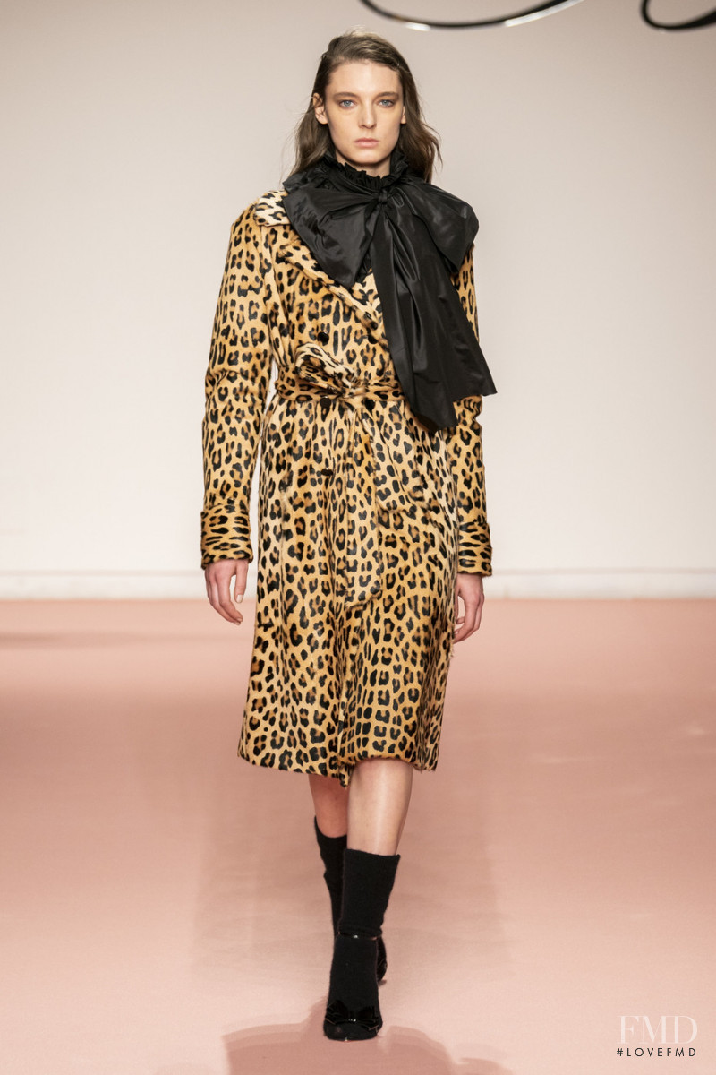 Ansley Gulielmi featured in  the Blumarine fashion show for Autumn/Winter 2019
