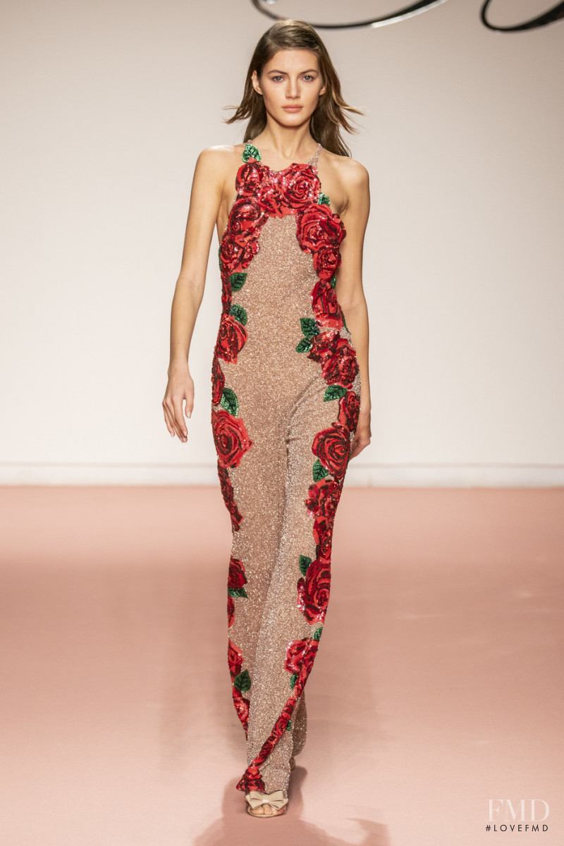 Valery Kaufman featured in  the Blumarine fashion show for Autumn/Winter 2019