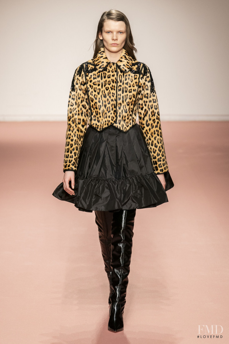 Kristin Lilja featured in  the Blumarine fashion show for Autumn/Winter 2019