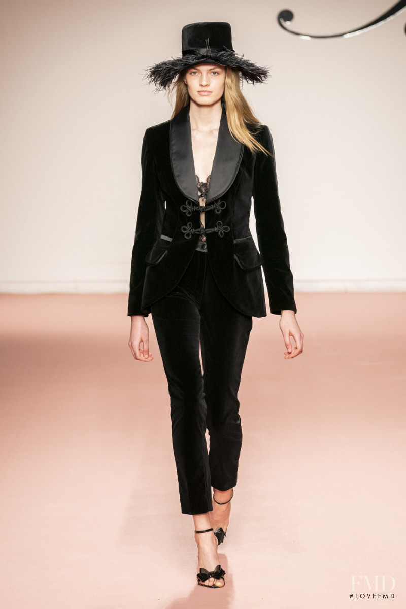 Sophia T. Roetz featured in  the Blumarine fashion show for Autumn/Winter 2019