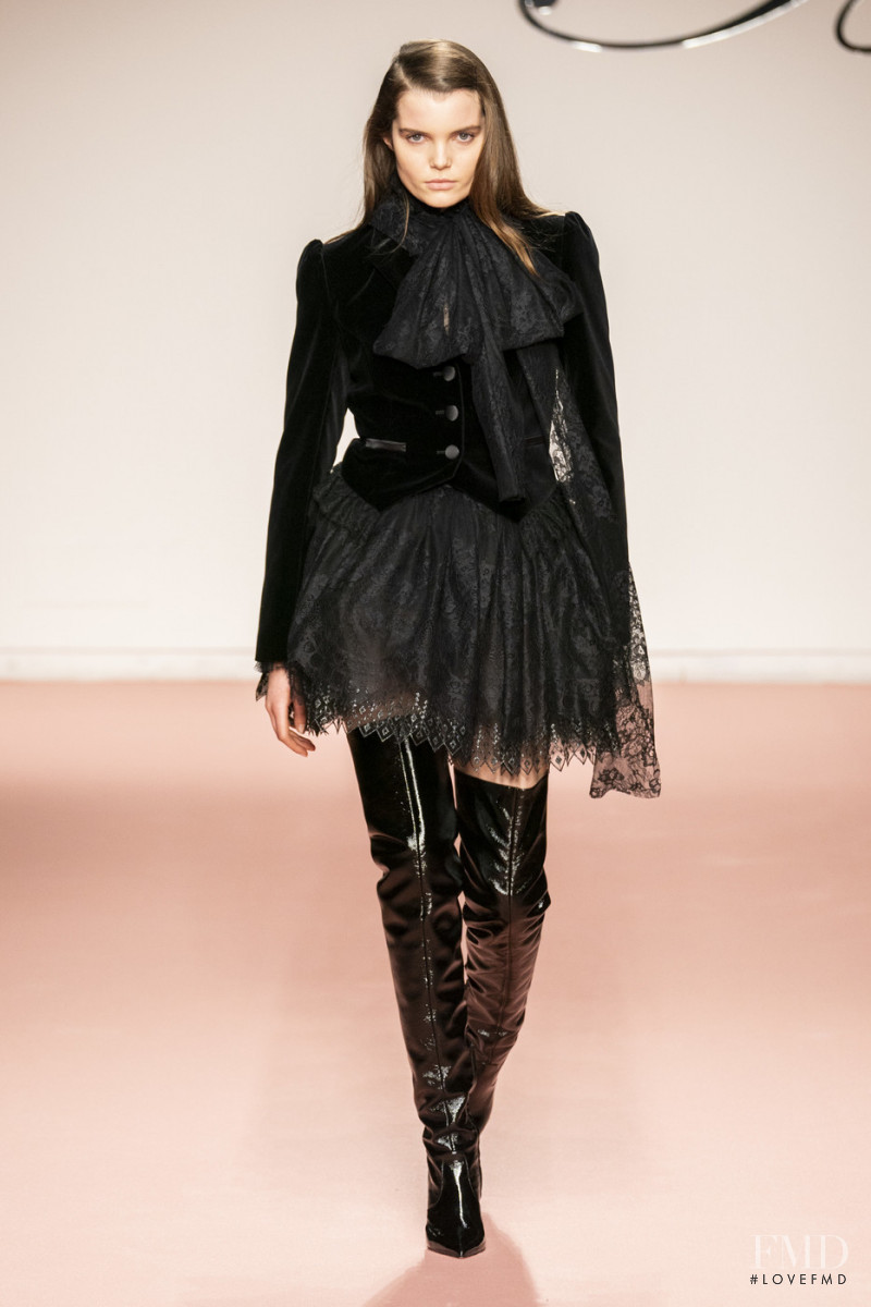 Michelle van Bijnen featured in  the Blumarine fashion show for Autumn/Winter 2019