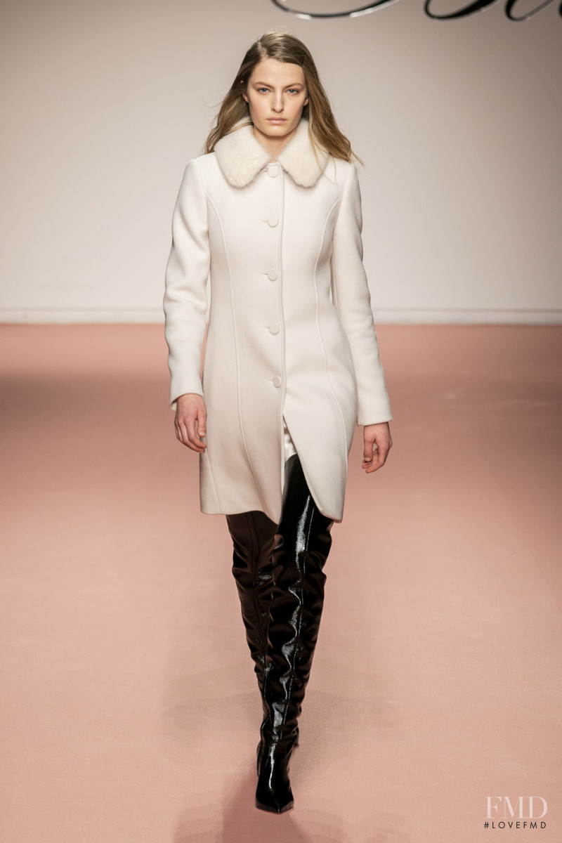Felice Noordhoff featured in  the Blumarine fashion show for Autumn/Winter 2019