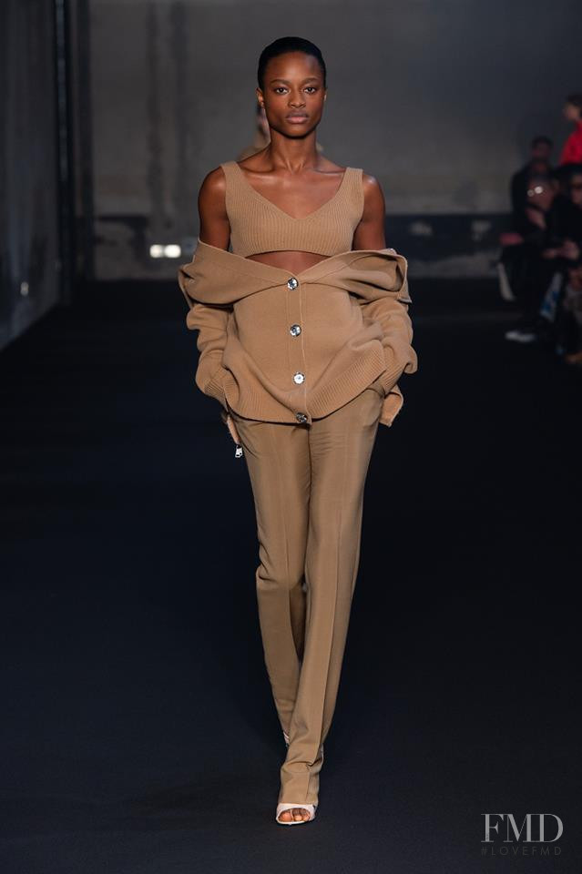 Mayowa Nicholas featured in  the N° 21 fashion show for Autumn/Winter 2019