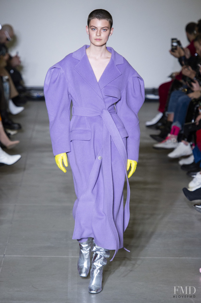 Maike Inga featured in  the Annakiki fashion show for Autumn/Winter 2019