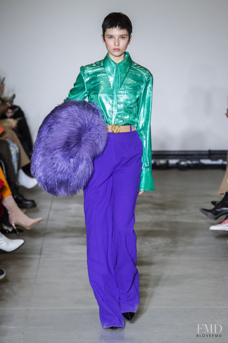 Anastasia Chekry featured in  the Annakiki fashion show for Autumn/Winter 2019