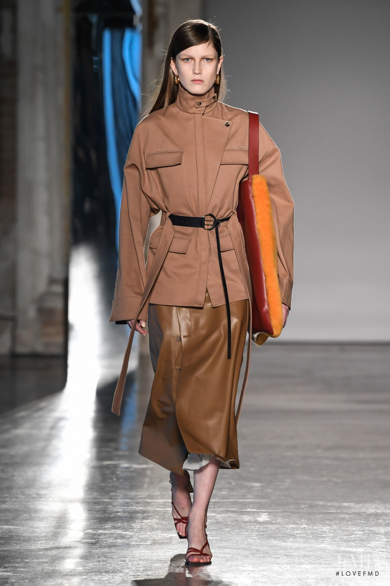 Tessa Bruinsma featured in  the Gabriele Colangelo fashion show for Autumn/Winter 2019
