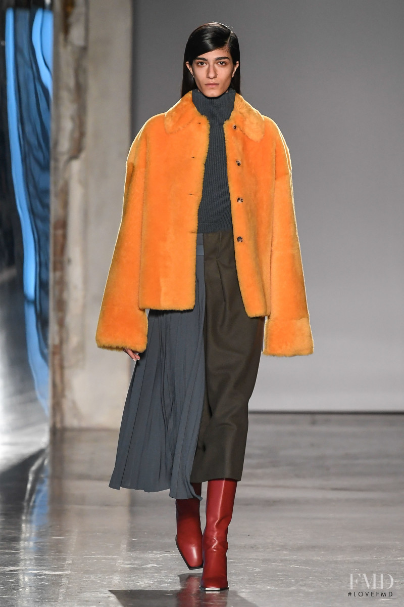 Gunce Gozutok featured in  the Gabriele Colangelo fashion show for Autumn/Winter 2019