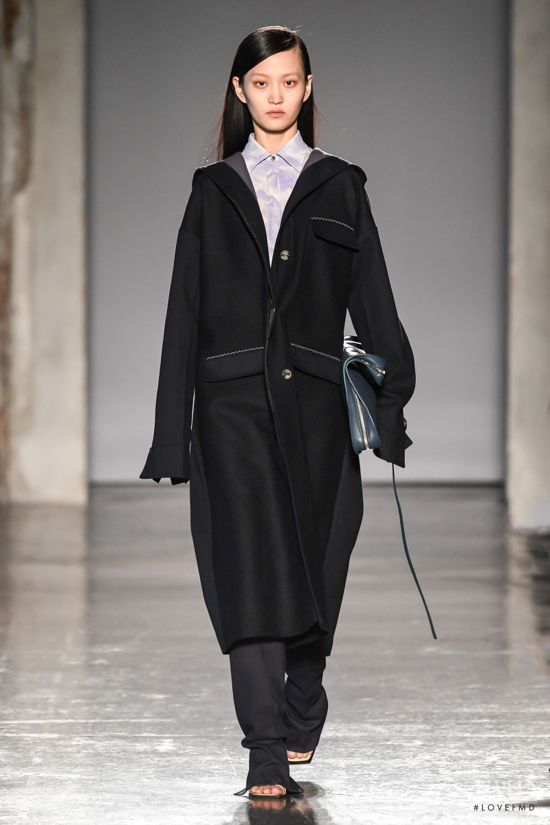 Wangy Xinyu featured in  the Gabriele Colangelo fashion show for Autumn/Winter 2019