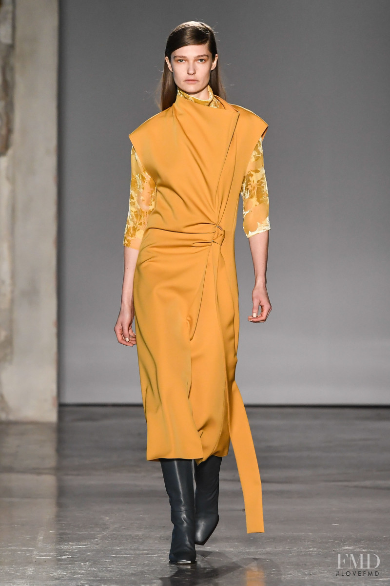 Laura Schoenmakers featured in  the Gabriele Colangelo fashion show for Autumn/Winter 2019