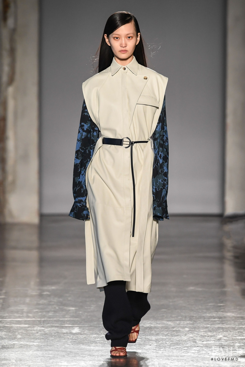 Wangy Xinyu featured in  the Gabriele Colangelo fashion show for Autumn/Winter 2019