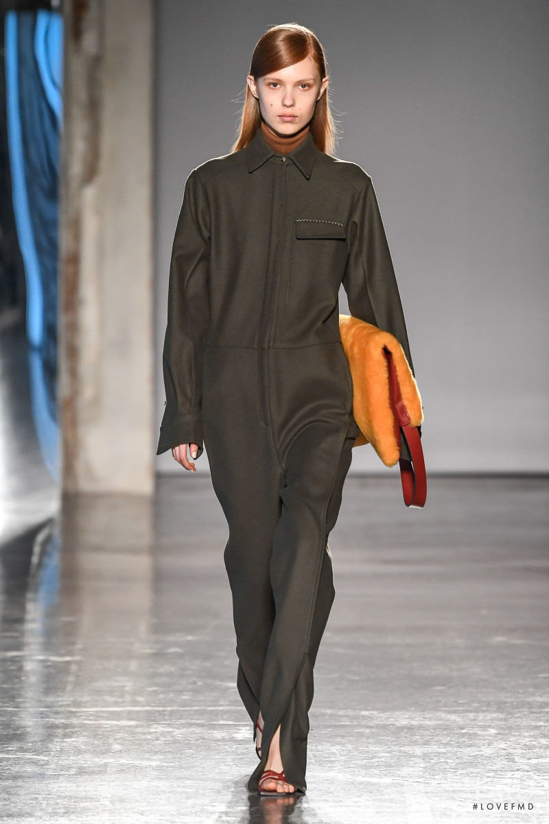 Yeva Podurian featured in  the Gabriele Colangelo fashion show for Autumn/Winter 2019