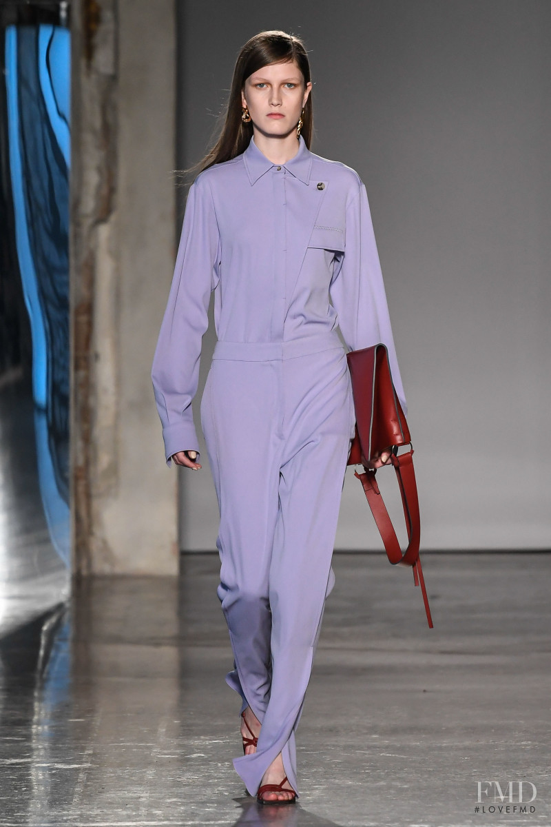 Tessa Bruinsma featured in  the Gabriele Colangelo fashion show for Autumn/Winter 2019