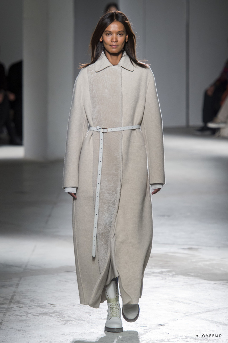 Liya Kebede featured in  the Agnona fashion show for Autumn/Winter 2019