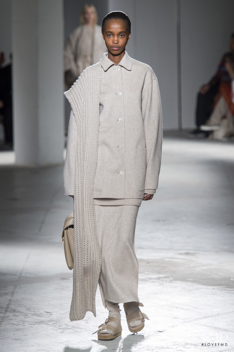 Judy Kinuthia featured in  the Agnona fashion show for Autumn/Winter 2019