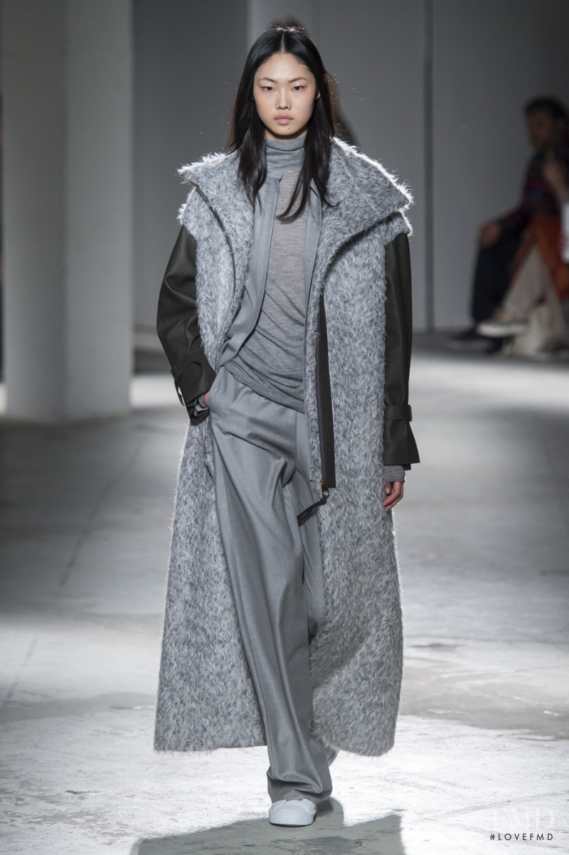 Sijia Kang featured in  the Agnona fashion show for Autumn/Winter 2019