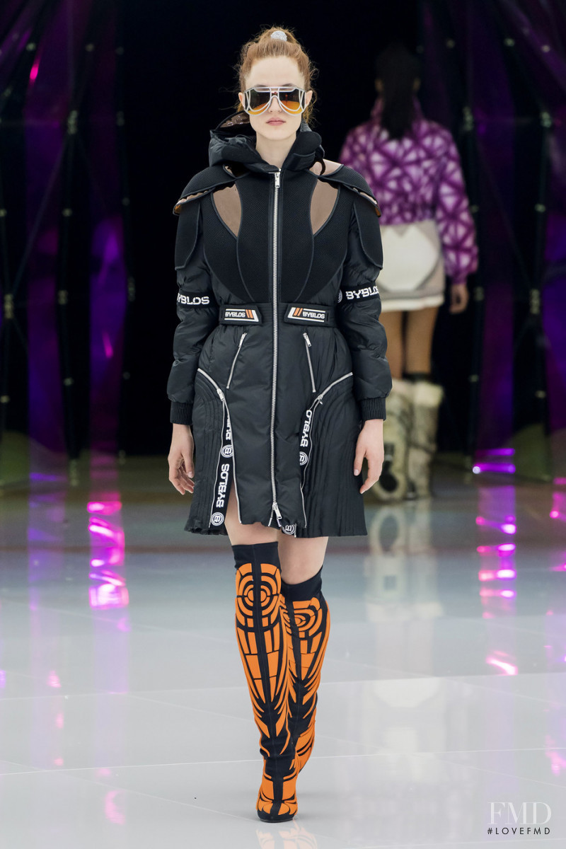Julia Banas featured in  the byblos fashion show for Autumn/Winter 2019