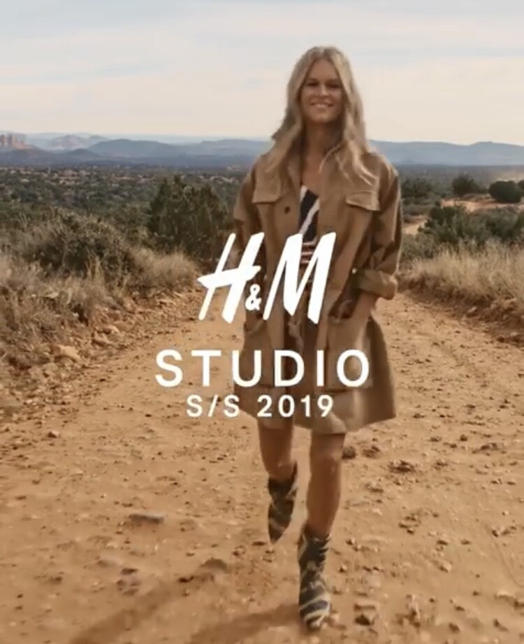 Anna Ewers featured in  the H&M H&M S/S 2019 advertisement for Spring/Summer 2019