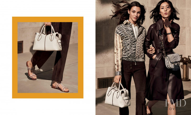 Liu Wen featured in  the Tod\'s Tod\'s Spring/Summer 2019 advertisement for Spring/Summer 2019