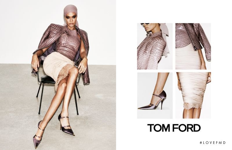 Joan Smalls featured in  the Tom Ford Tom Ford S/S 2019 advertisement for Spring/Summer 2019