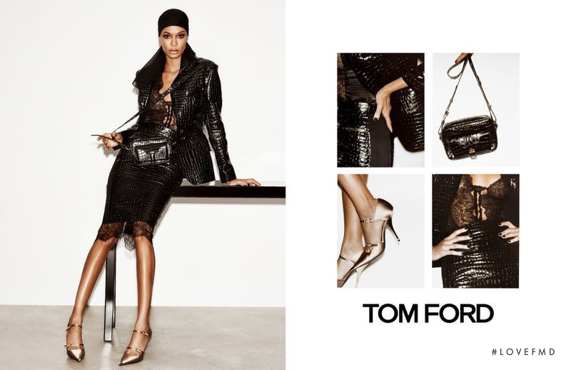 Joan Smalls featured in  the Tom Ford Tom Ford S/S 2019 advertisement for Spring/Summer 2019