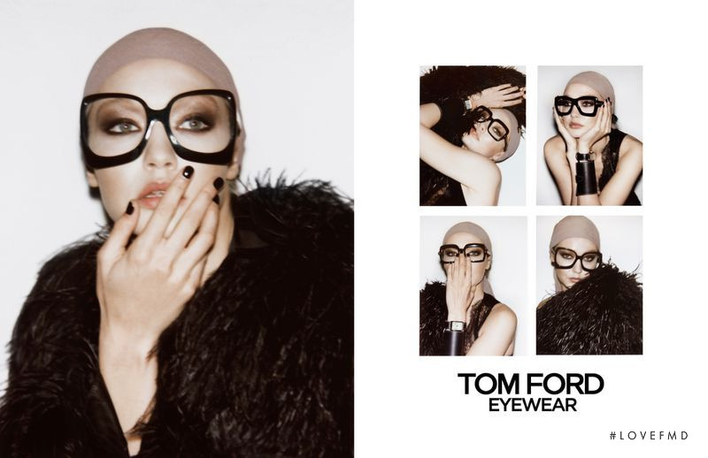 Gigi Hadid featured in  the Tom Ford Tom Ford S/S 2019 advertisement for Spring/Summer 2019