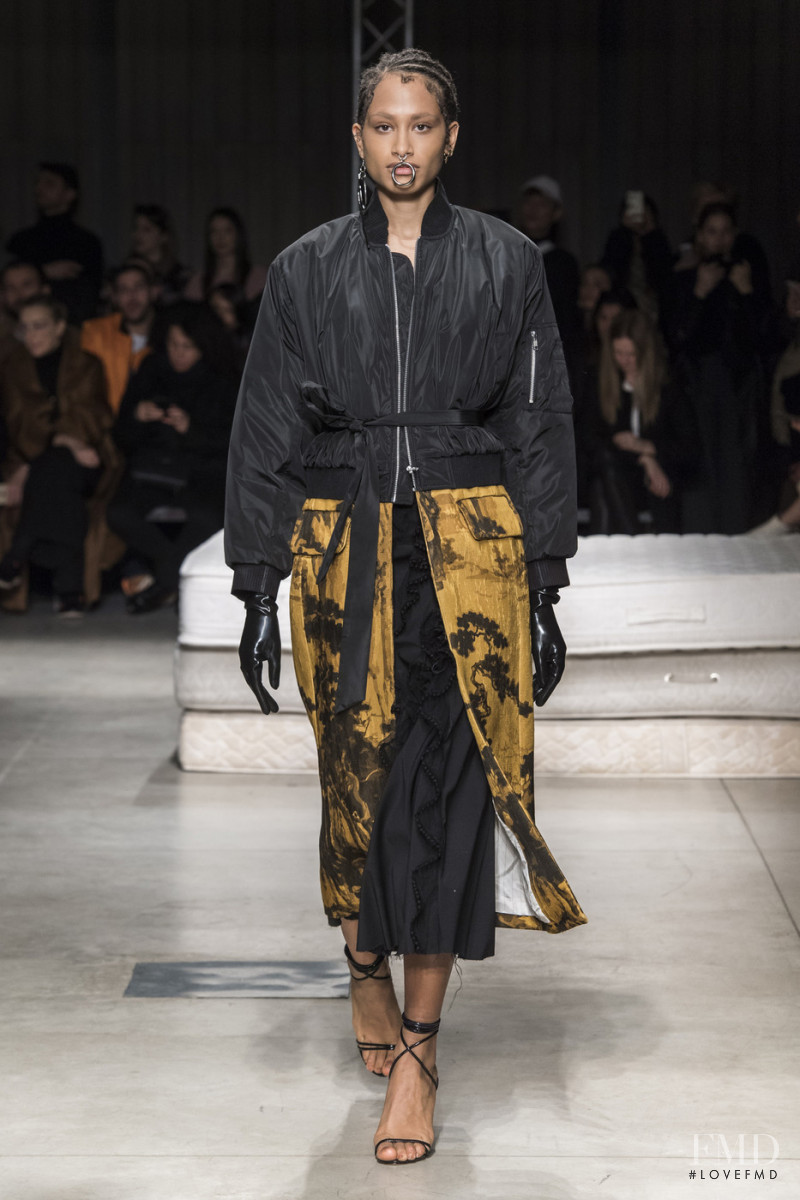 Isis Nour De La Paz featured in  the Act N°1 fashion show for Autumn/Winter 2019