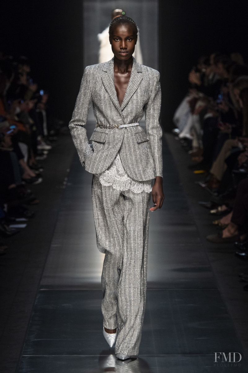 Nya Gatbel featured in  the Ermanno Scervino fashion show for Autumn/Winter 2019