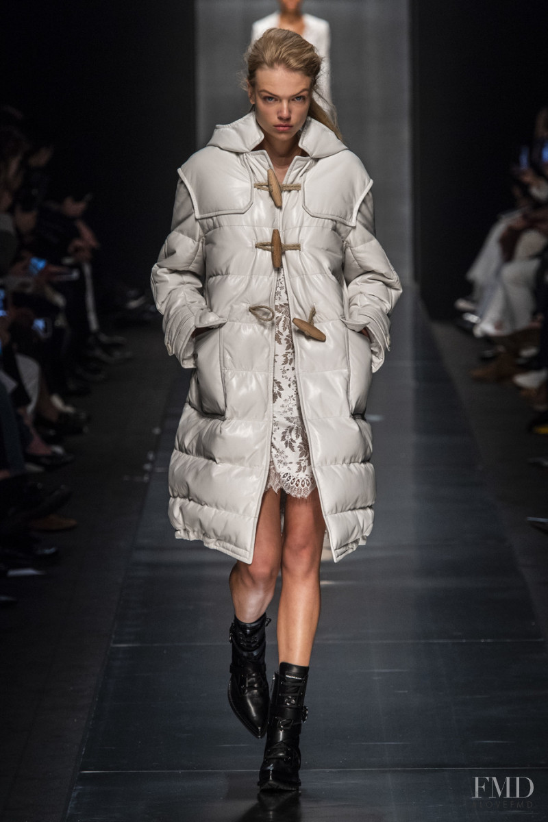 Chane Husselmann featured in  the Ermanno Scervino fashion show for Autumn/Winter 2019