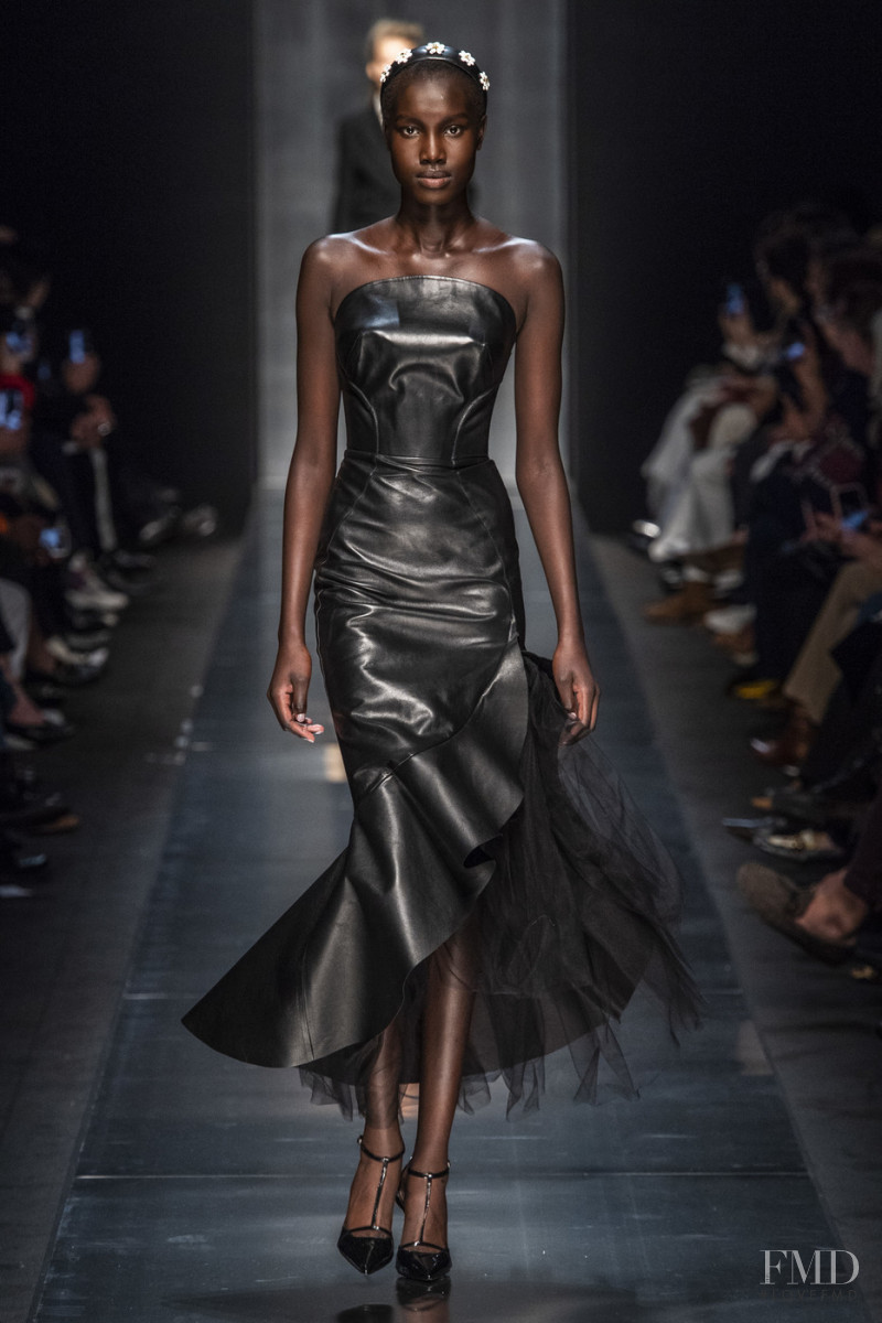 Nya Gatbel featured in  the Ermanno Scervino fashion show for Autumn/Winter 2019