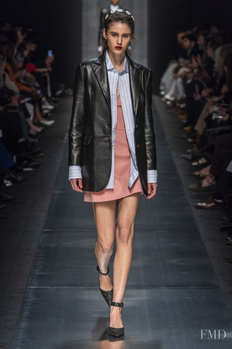 Aleyna Fitzgerald featured in  the Ermanno Scervino fashion show for Autumn/Winter 2019