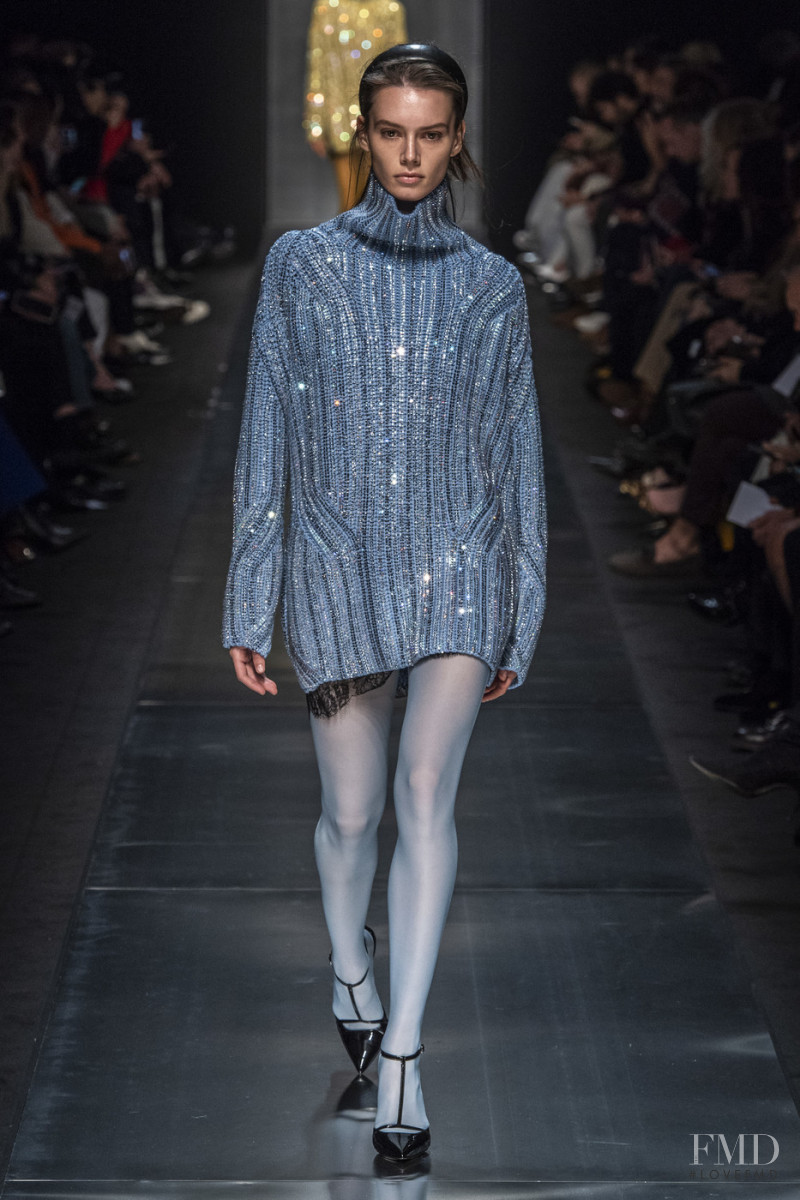 Jasmine Dwyer featured in  the Ermanno Scervino fashion show for Autumn/Winter 2019