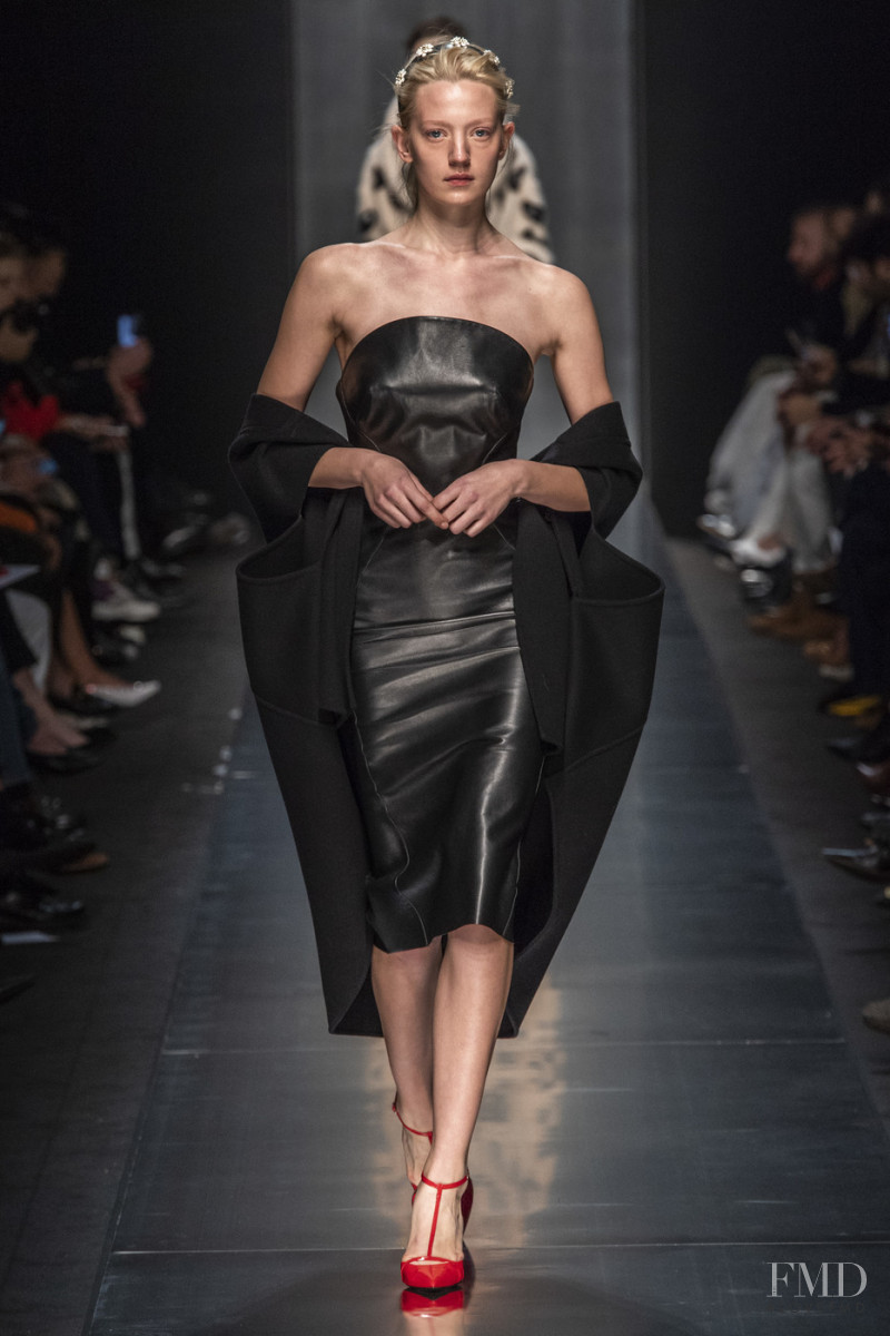 Marie Louwes featured in  the Ermanno Scervino fashion show for Autumn/Winter 2019