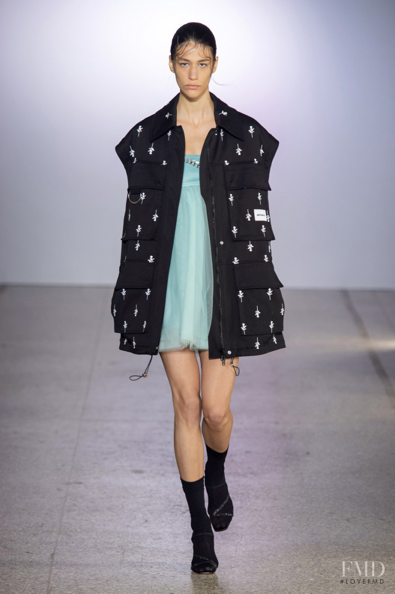 Pilar Boeris featured in  the BROGNANO fashion show for Autumn/Winter 2019