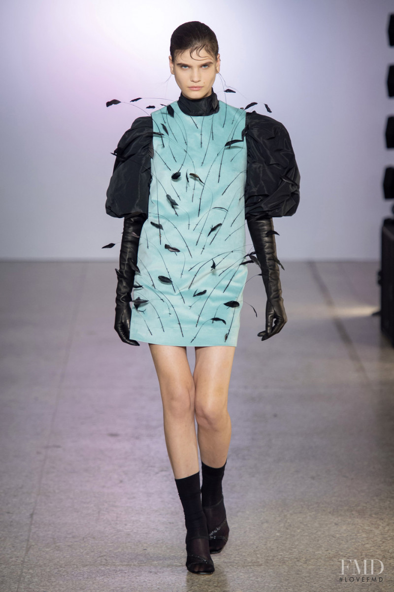 Katya Lashko featured in  the BROGNANO fashion show for Autumn/Winter 2019