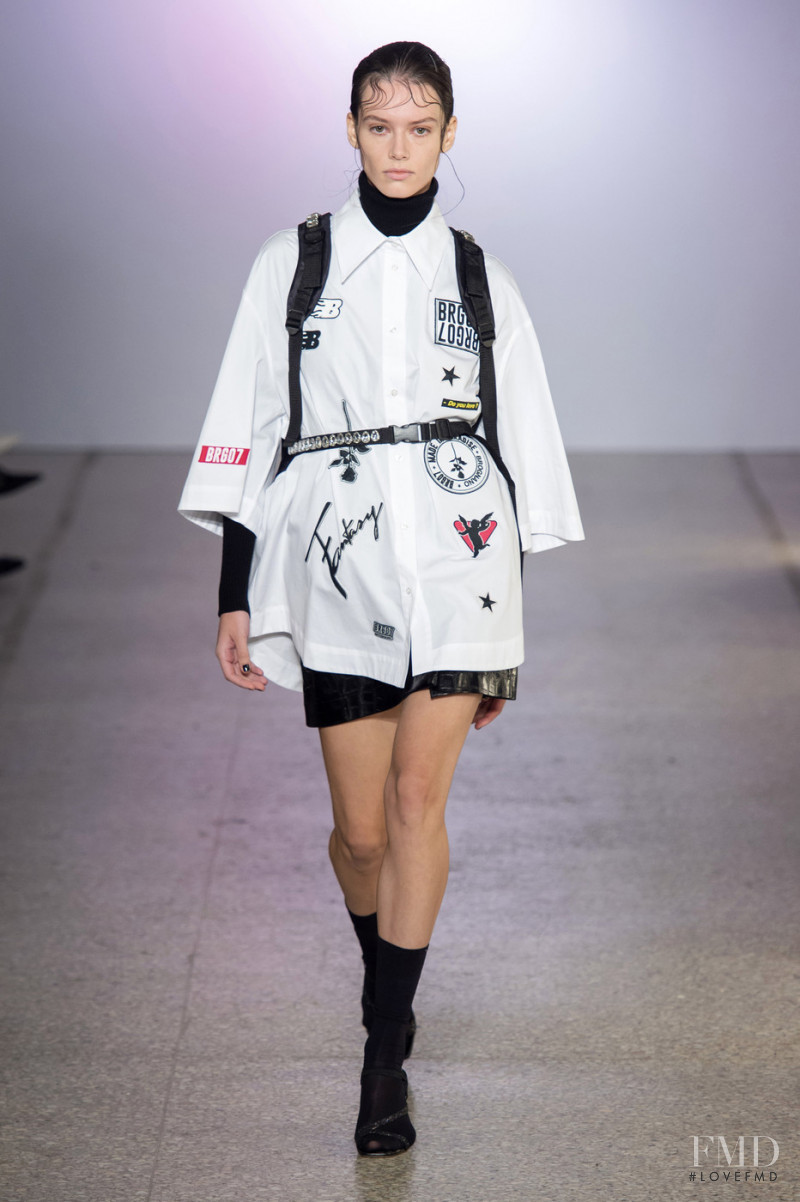 Jasmine Dwyer featured in  the BROGNANO fashion show for Autumn/Winter 2019