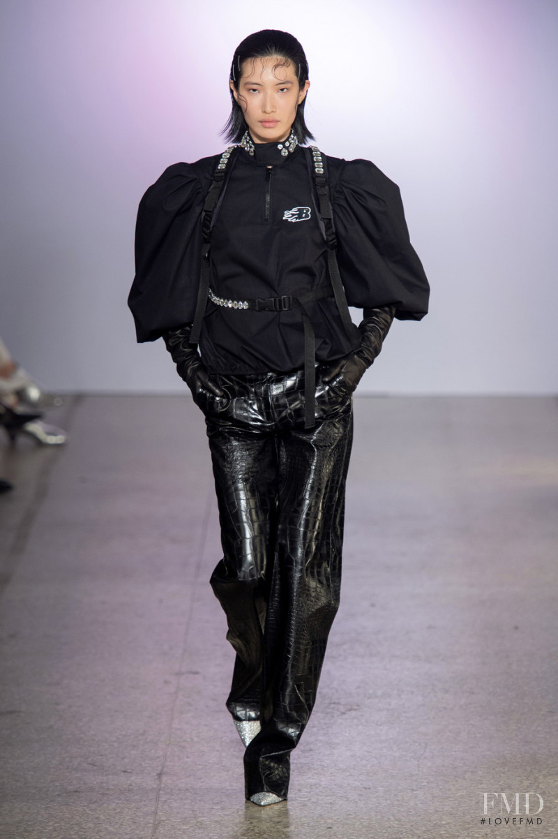 Nuri Son featured in  the BROGNANO fashion show for Autumn/Winter 2019