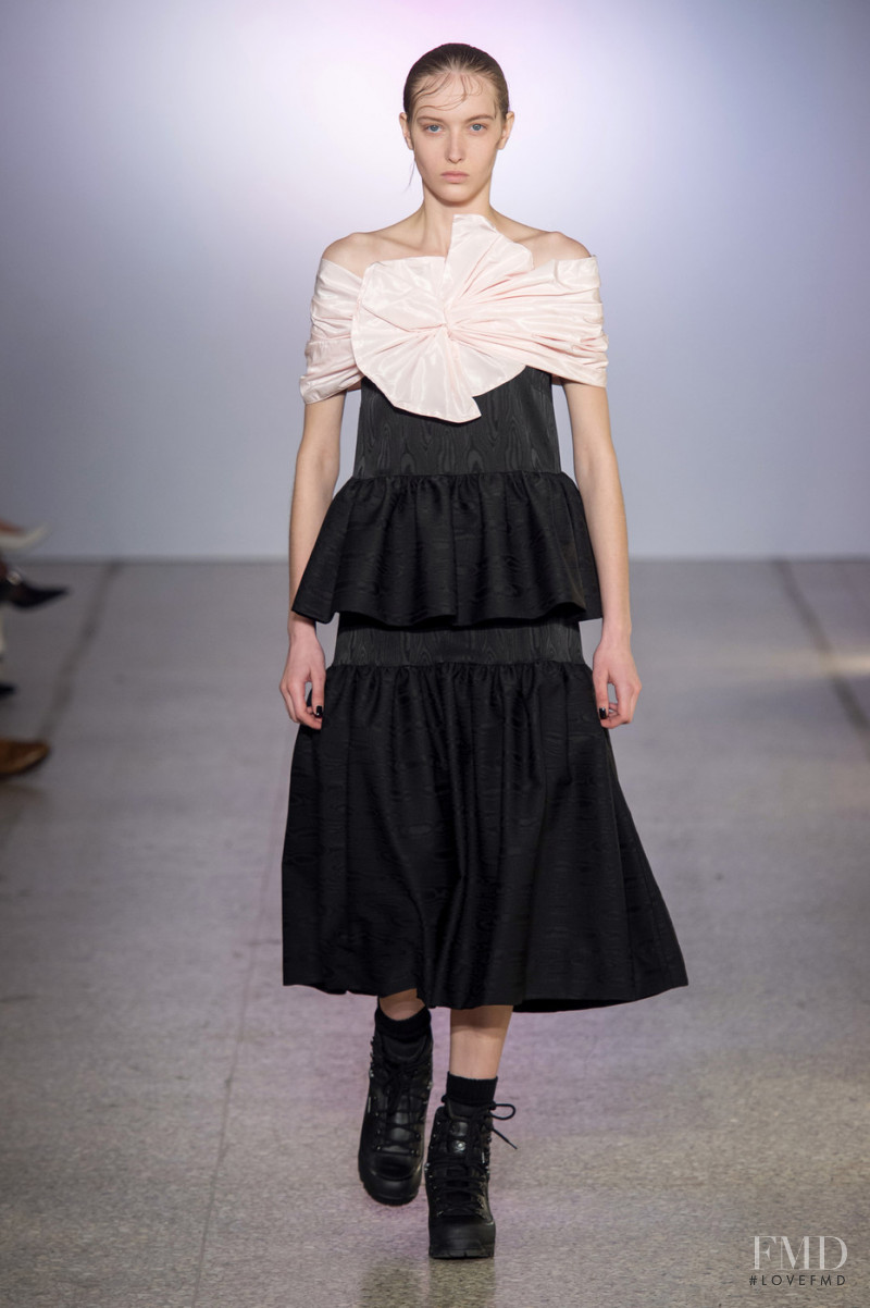Kateryna Zub featured in  the BROGNANO fashion show for Autumn/Winter 2019