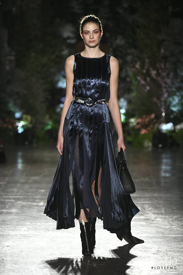 Paulina Fuchs featured in  the Aigner fashion show for Autumn/Winter 2019