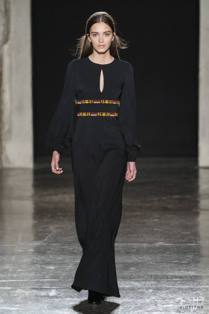 Azra Patkovic featured in  the Stella Jean fashion show for Autumn/Winter 2019