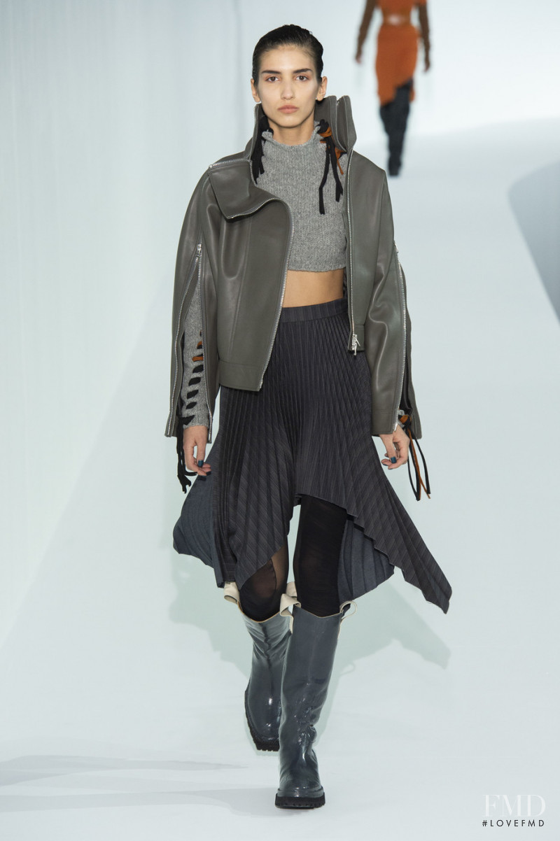 Iva Vrban featured in  the Acne Studios fashion show for Autumn/Winter 2019