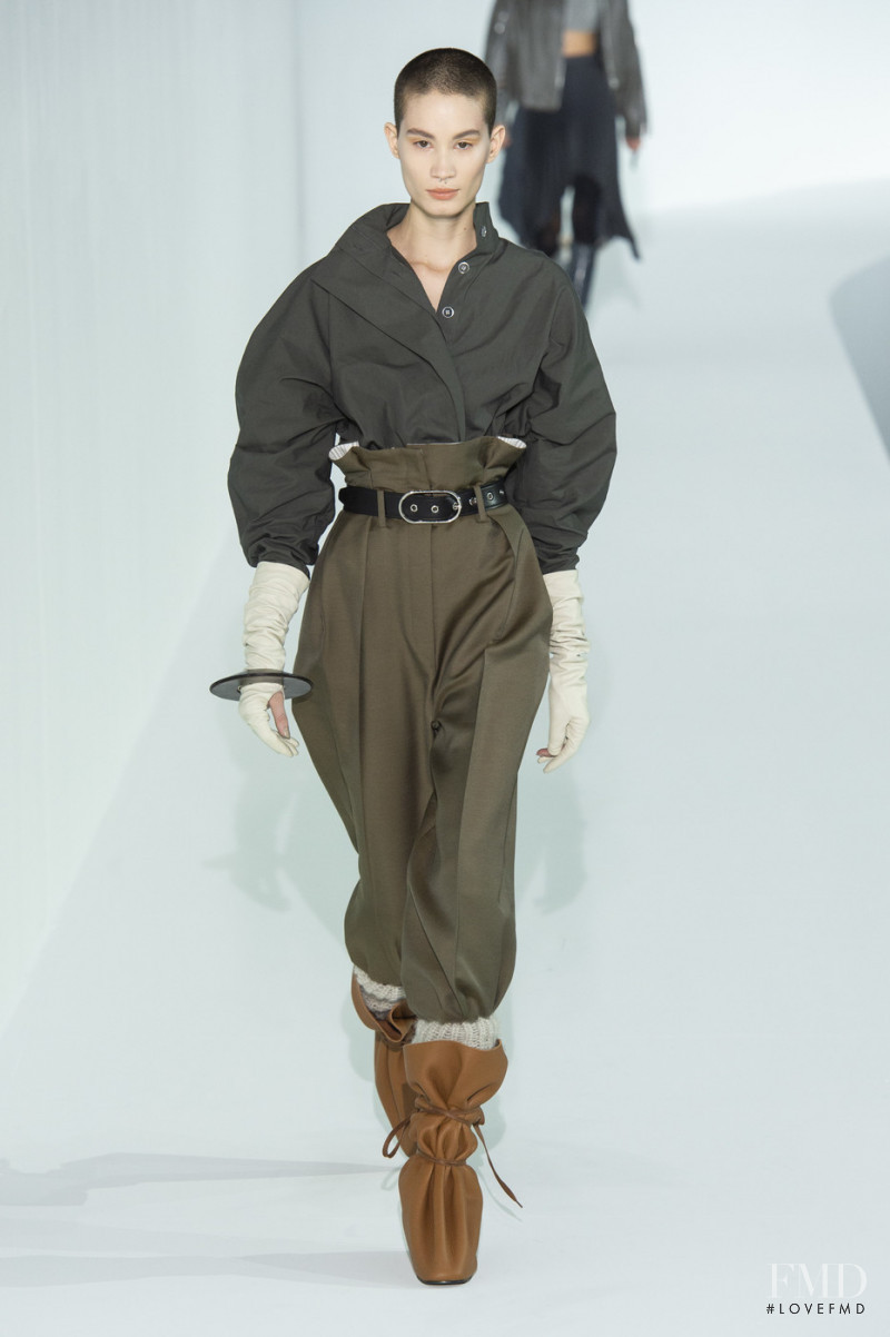 Katia Andre featured in  the Acne Studios fashion show for Autumn/Winter 2019