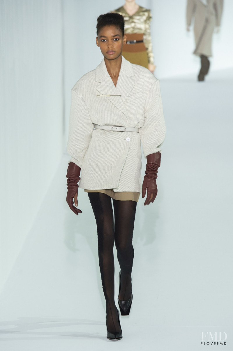 Blesnya Minher featured in  the Acne Studios fashion show for Autumn/Winter 2019