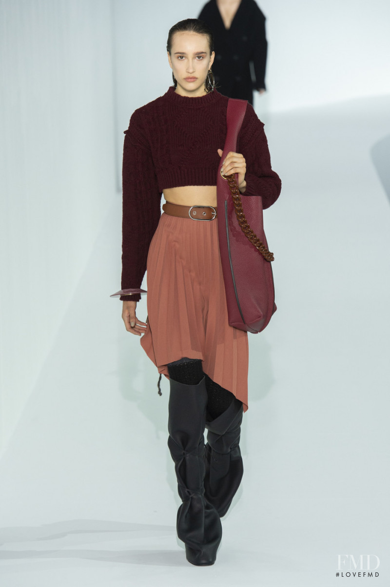 Julia Cordova featured in  the Acne Studios fashion show for Autumn/Winter 2019