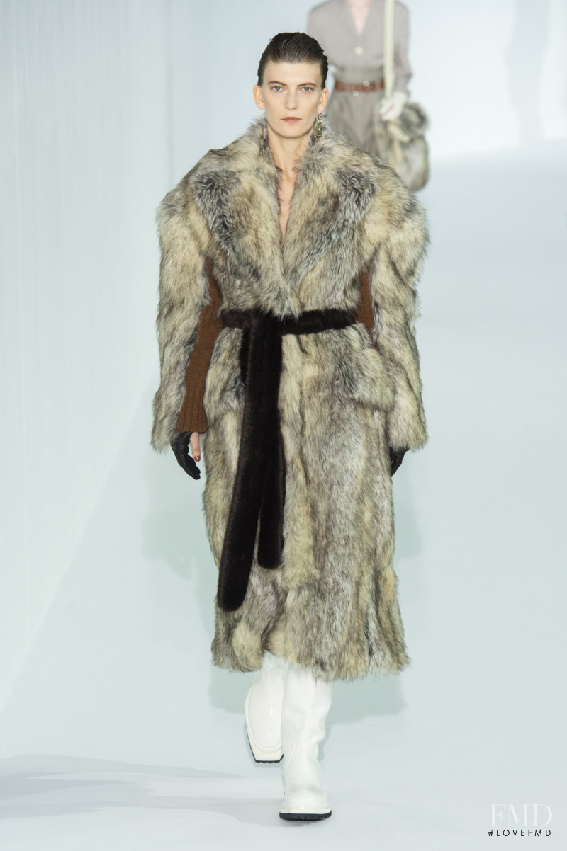 Valerija Kelava featured in  the Acne Studios fashion show for Autumn/Winter 2019