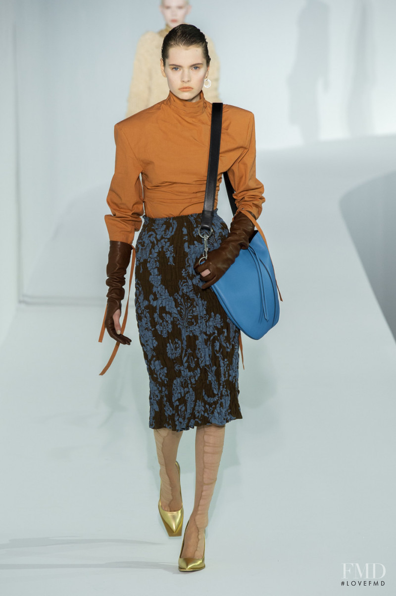 Maud Hoevelaken featured in  the Acne Studios fashion show for Autumn/Winter 2019