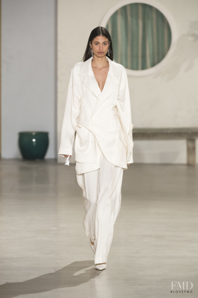 Malika El Maslouhi featured in  the Jacquemus fashion show for Autumn/Winter 2019