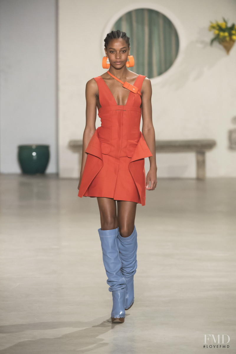 Karly Loyce featured in  the Jacquemus fashion show for Autumn/Winter 2019